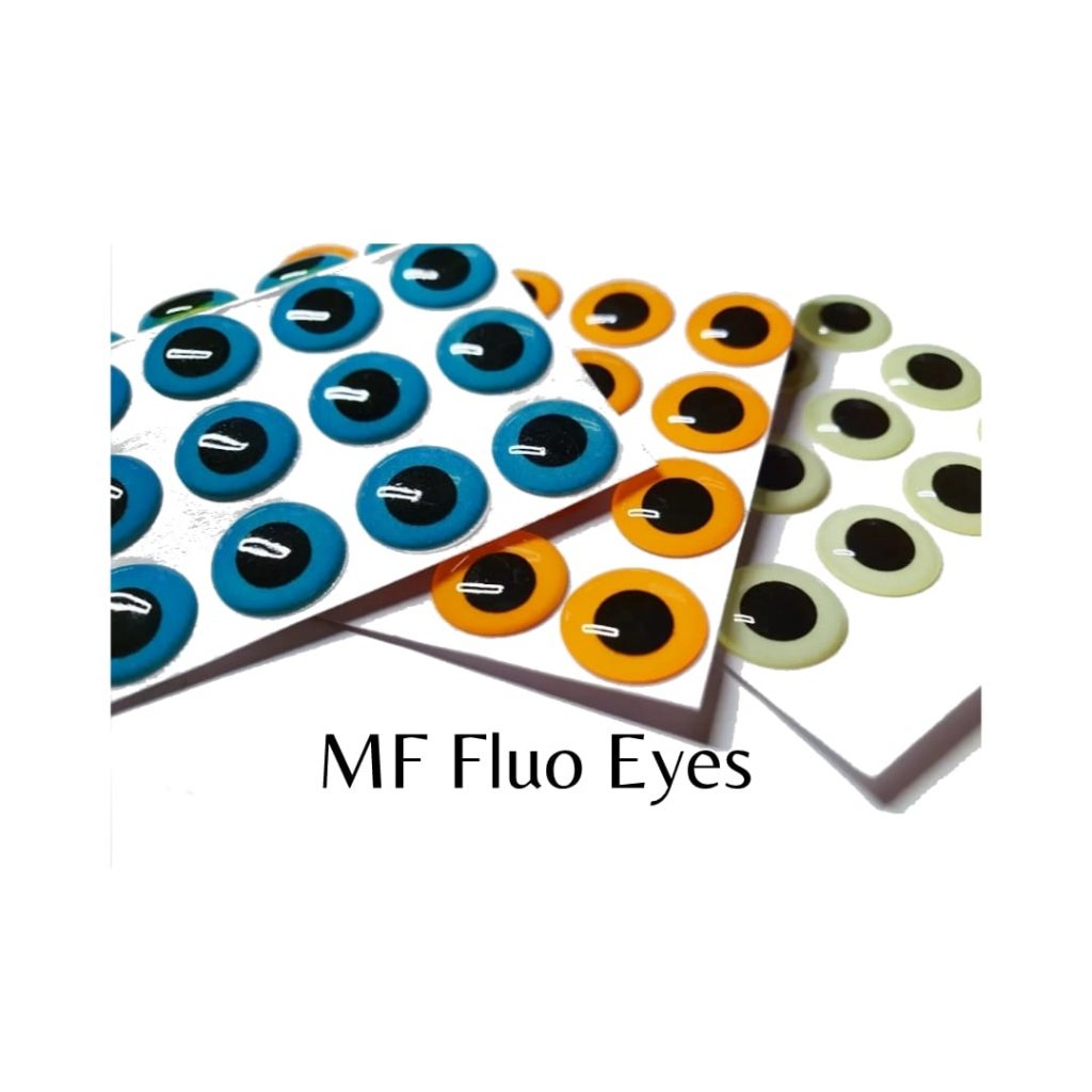 MF Fluorescent eyes fo fly tying perfect for Dark Purple Baitfish Fly