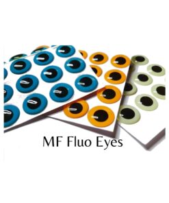 MF Fluorescent eyes fo fly tying perfect for Scruffy Tiger Pike Fly