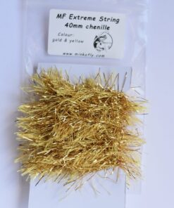 MF Extreme String Chenille for Fly tying trouts streamers gold yellow