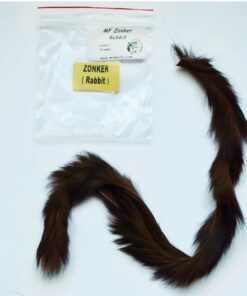 Zonker Rabbit for trout flies patterns brown