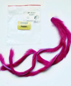 Zonker Rabbit for trout flies patterns pink