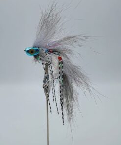 MF T019 Grey Fish Skull Trout Articulated Streamer