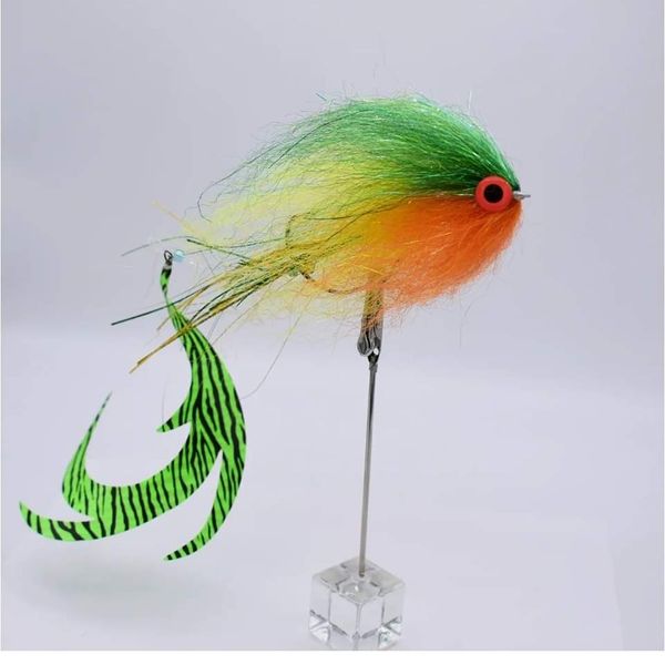 Fire Tiger Articulated Dragon Tail fly and Fastach Clips