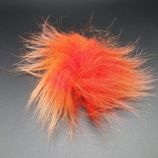marble fox tail soft red