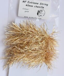 MF Extreme String Chenille for Fly tying trouts streamers Gold