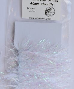 MF Extreme String Chenille for Fly tying trouts streamers white
