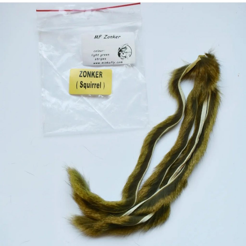 Zonker squirrel for trout flies patterns