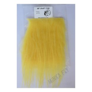 Craft Fur for fly tying, baitfish pattern trout pike yellow