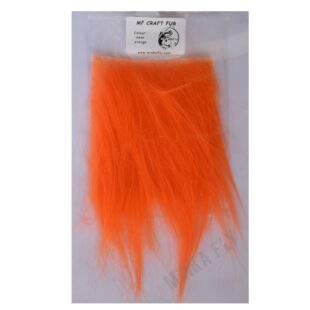 Craft Fur for fly tying, baitfish pattern trout pike orange