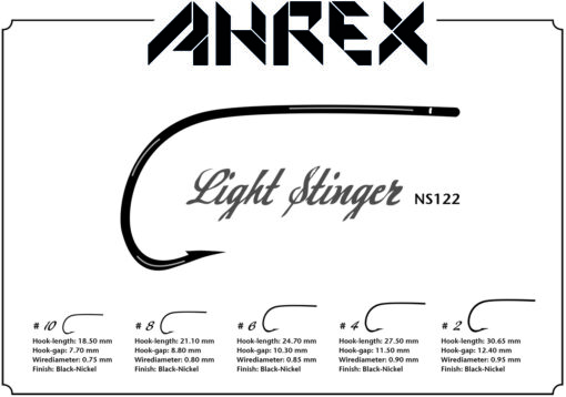 ahrex ns122 size chart