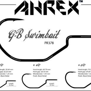 ahrex pr378 gb hooks