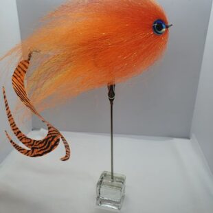 orange articulated dragon tail pike fly