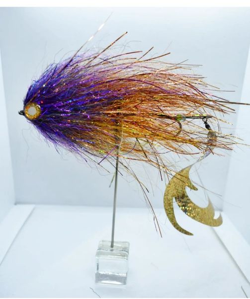 Bream Pike Fly Stinger Hook Dragon Tail Pike Fly Bauer style