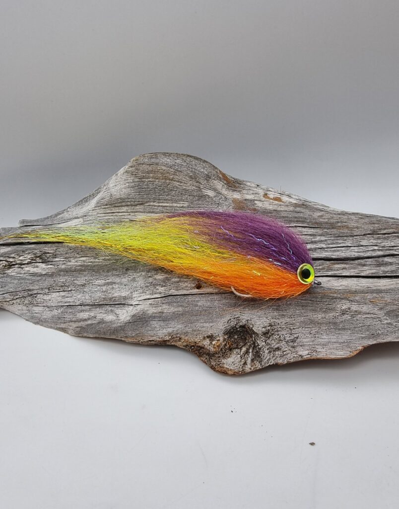 Brown Red Baitfish Pike Fly