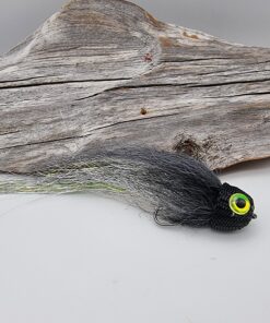 Black & Silver Body Tubing Pike Fly